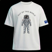 Camiseta Oversized Streetwear MOKEEP UNIVERSE 2026 - Neon Pulse