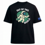 Camiseta Oversized Streetwear MOKEEP UNIVERSE 2026 - Midnight Shadow