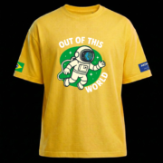 Camiseta Oversized MOKEEP UNIVERSE 2026 - Explorador Cósmico