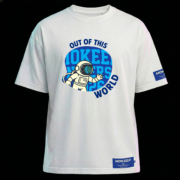 Camiseta Oversized MOKEEP UNIVERSE 2026 - Explorador Cósmico