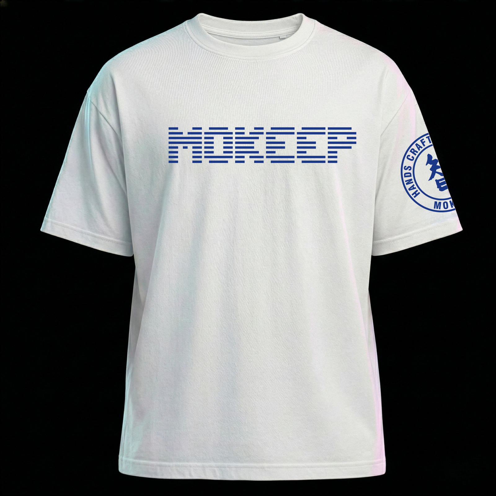 Camiseta Oversized Streetwear MOKEEP UNIVERSE 2026 - Estilo Skate e Lifestyle Urbano