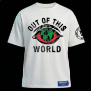 Camiseta Oversized Streetwear MOKEEP UNIVERSE 2026 - Visão Cósmica - Estampa Exclusiva Astronauta